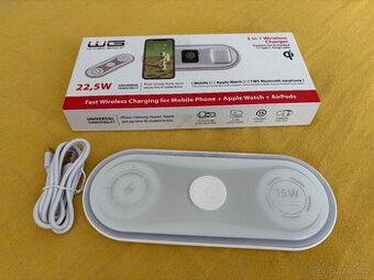 Bezdrátová nabíječka WG 3in1 22,5W