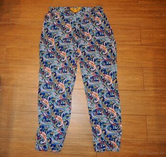Pestré pyžamové / domácí kalhoty Etam vel. M