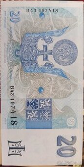 Edice pozl. cihličky 6x , mince 3x , 20 Kč bankovka UNC