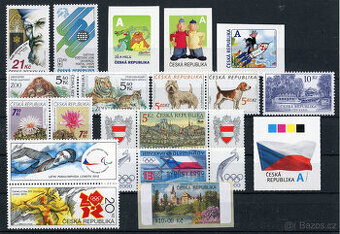 Výběr různých známek  ČR - svěží