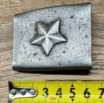 SLEVA Stará vojenská přezka na řemen spona ČSLA ČSSR