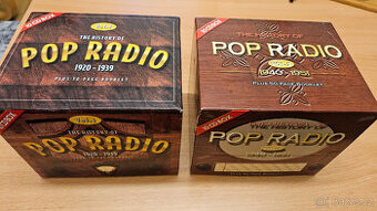2x Sada 10 ks originál CD The History Of Pop Radio