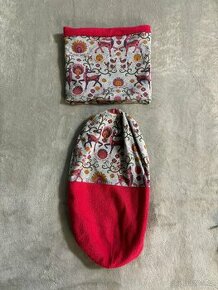 Sada čepice a kruhového šálu