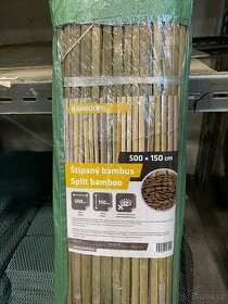 Štípaný bambus pro zastínění na plot - 1