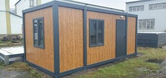 stavební buňka v dřevodekoru za výhodnou cenu