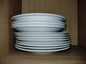 Talíře porcelán pizza velké