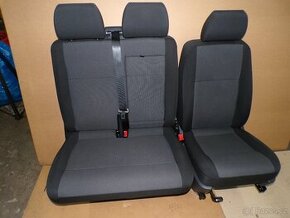 VW T6, T5 sada předních sedaček 1+2 - 40tkm