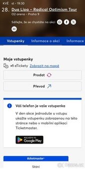 Dua Lipa stani a sezeni 102 Praha O2 28.05.2025