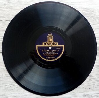 Jára Kohout – starožitná šelaková gramodeska z roku 1928