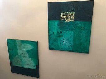 Diptych Horšia polovica V66xš57cm