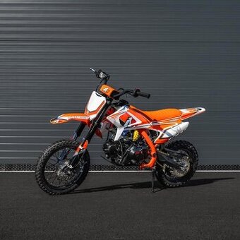 Pitbike Leramotors Thunder 125, poloautomat, 14/12, zeleny