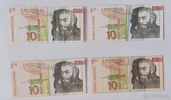 Slovinsko 10 tolarů tolarjev 1992 - 1