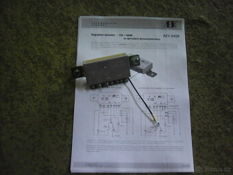 Regulátor napětí aev 0409-12v 100w