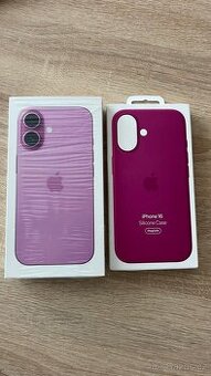 Apple iPhone 16 128GB Pink,TOP stav,záruka 24měs,+ pouzdro