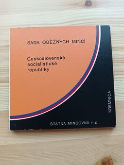 Sada oběžných mincí Československo 1987