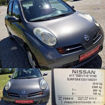 NISSAN MICRA 1,5d AUTOKLIMA, ALU, KEYLES, TAŽNÉ, PARKASIST