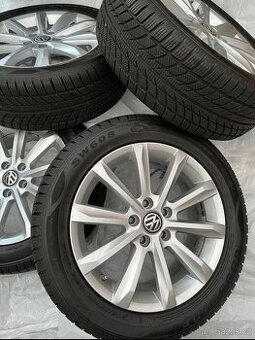 Alu Vw Passat B8 5/112 r17 + 215/55 r17 zimní