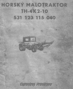 Horská kosačka malotraktor TH-4k2-10