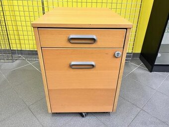 Kontejner na kolečkách Ikea se šuplíky + zamykání