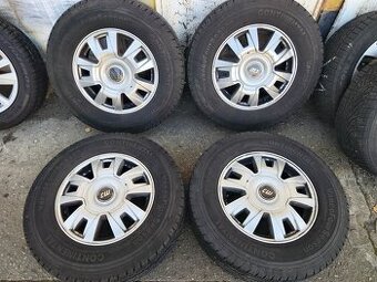 16"celoroční alu sada Borbet CW 5x160 Ford Transit 215/75