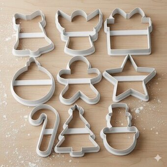 🎁 3D Tištěná Vykrajovátka: Hotové Sady i TISK DLE PŘÁNÍ ✨ - 1