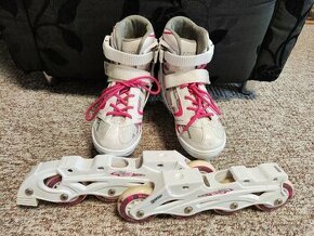 Rostoucí dívčí brusle na led i in-line 33-36