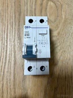 Proudový chránič s jističem OEZ, OLE B10