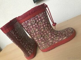 holinky, kvítkované, velkost 33, gumáky