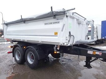 Přívěs MEILLER MZDA 1822 M / ZVEDACÍ NÁPRAVA / plachta