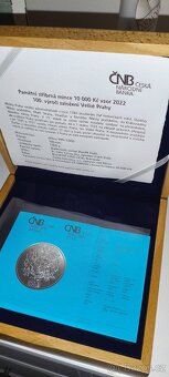 2x Stříbrná 10 000 Kč ke 100. výročí založení Velké Prahy