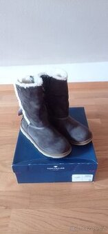 Tom Tailor semišové kozačky