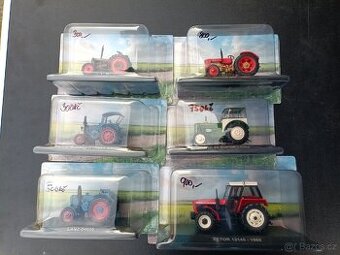 Modely traktorů Zetor a Lanz 1:43