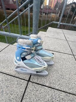 Dětské lední brusle Crowned Ice Princess – nastavitelné 32–3