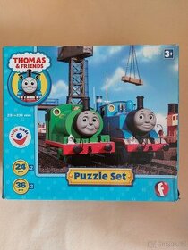 Puzzle Thomas & Friends 4 in 1 (Lokomotiva Tomáš)