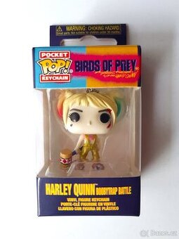 Klíčenka Funko Pocket Pop Birds of Prey - Harley Quinn