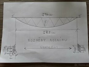 Prodám ocelové střešní nosníky - 1