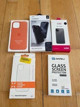 3x obal na iPhone 12 Pro Max + Realme X50 + Tvrzené sklo