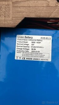 Liion baterie do koloběžky 52V, na repasy s bms - 1