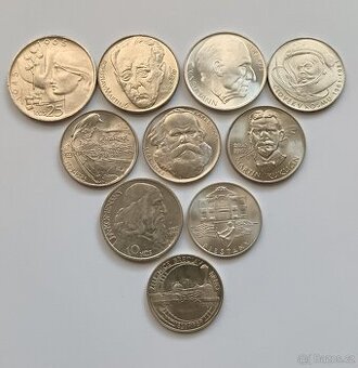 Stříbrné pamětní mince Československa
