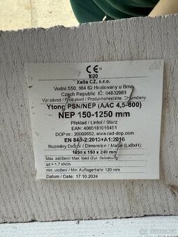 Překlady Ytong 1250