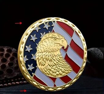 Pamětní mince USA orel - VETERAN AIR FORCE