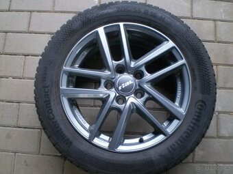 Alu kola sada 5x112, 6Jx16H2, ET48, 205/55 R16 91H M+S