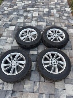 Alu kola + zimní pneu,  kodiaq  5x112