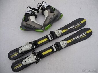189. Detske lyže HEAD - 77cm + boty ROXA 27 eu - SET
