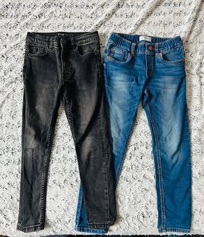 Chlapecké džíny vel. 122 Zara a Lindex