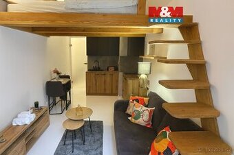 Pronájem bytu 1+kk, 32 m², Praha, ul. Polská