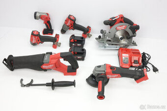 Milwaukee M18 FPP6E3-502B Aku set nářadí 4933480874
