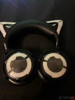 YOWU Cat Ear Headphones 4GS – RGB bezdrátová herní sluchátka
