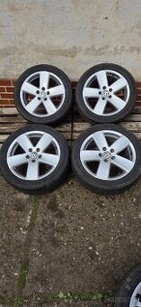 Alu kola R17 5x112, VW Monte Carlo, letní pneu 235/45