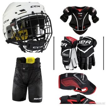 Hokejová výstroj na prodej - prodám buď komplet / po kusech